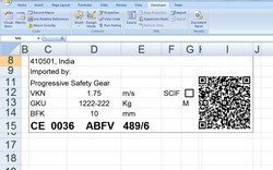 Excel Barcode Printing Pune Mumbai