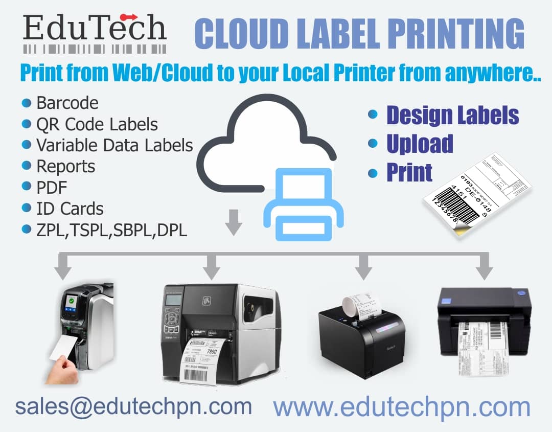 EduTech Cloud Label Printing
